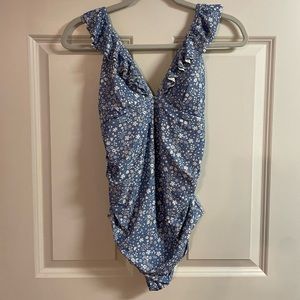 Blue Gap maternity swimsuit.